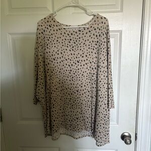 Leopard Beige Women's Top